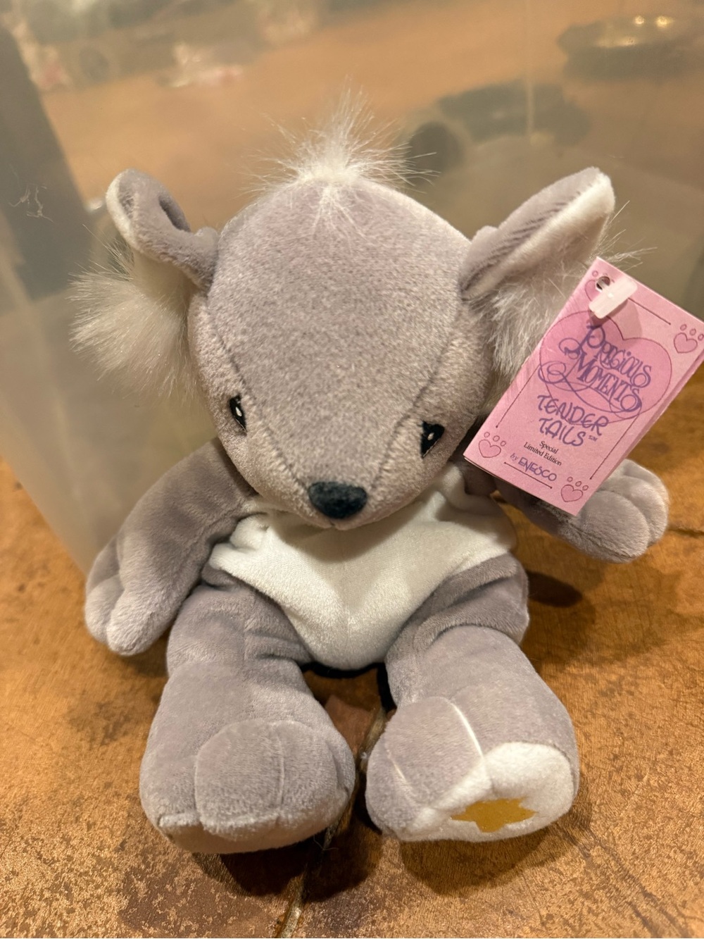 Precious Moments Gray and Cream Koala Plush from Tender Tales